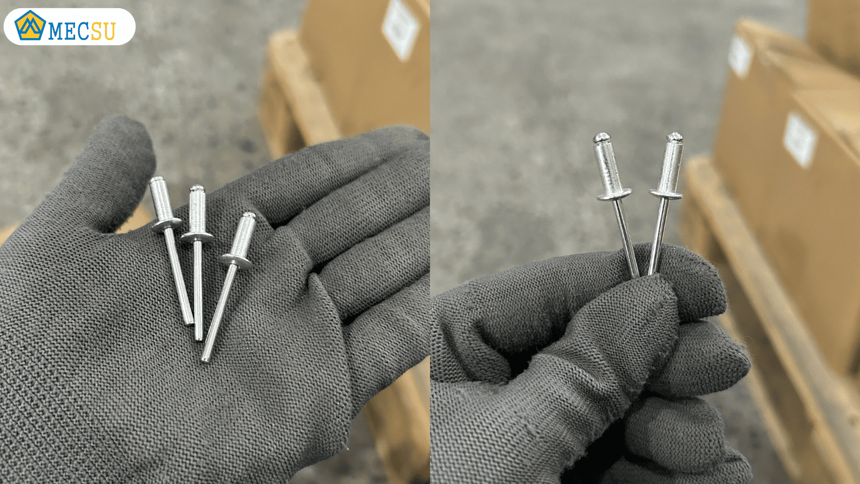 rivet nhôm od4.8mm mecsu